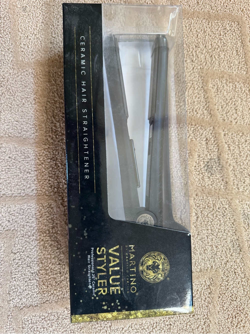 Martino Ceramic Hair Styler - Black